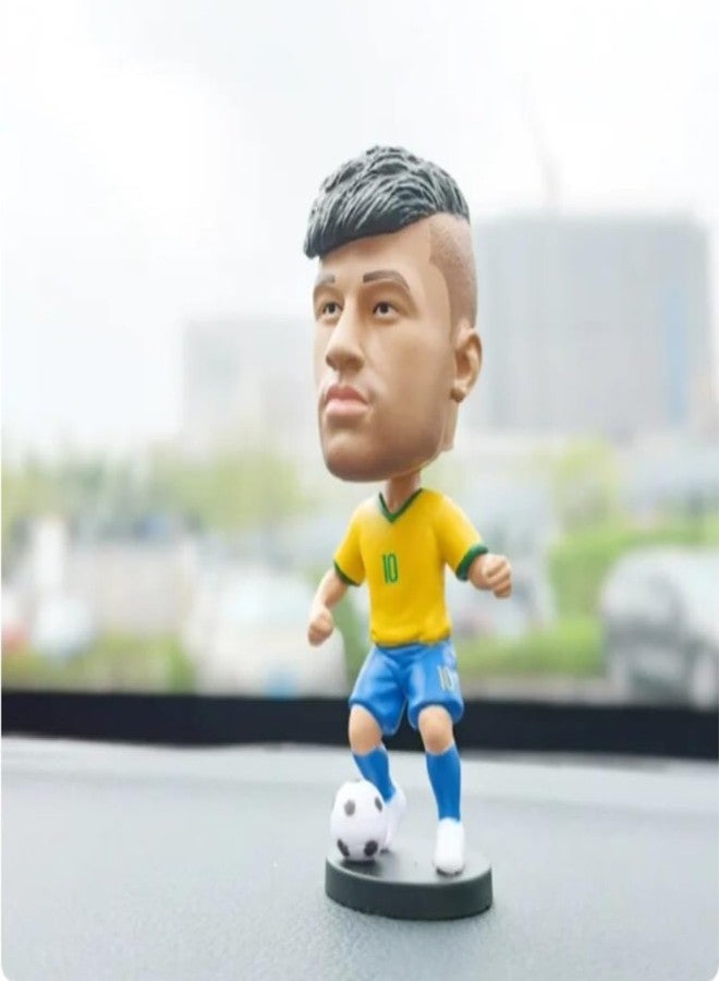 BHOOLU&GOOLU Bobble Head Soccer Player Figure for Car and Home Decoration - Model 2-1 Pc Box - Image 5